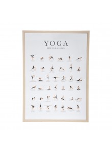 Poster Yoga, rama MDF,...